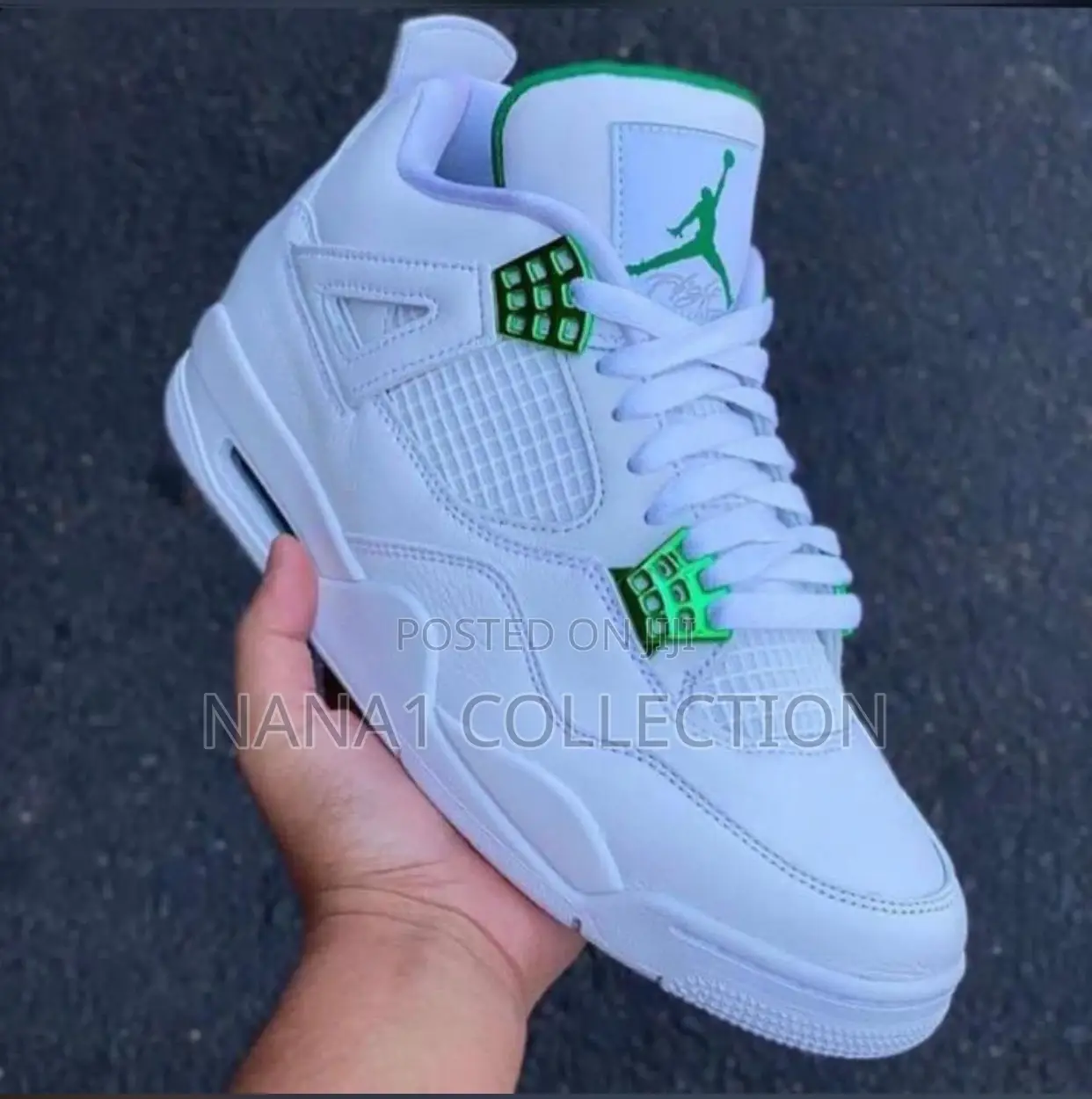Air Jordan 4 Metallic Green
