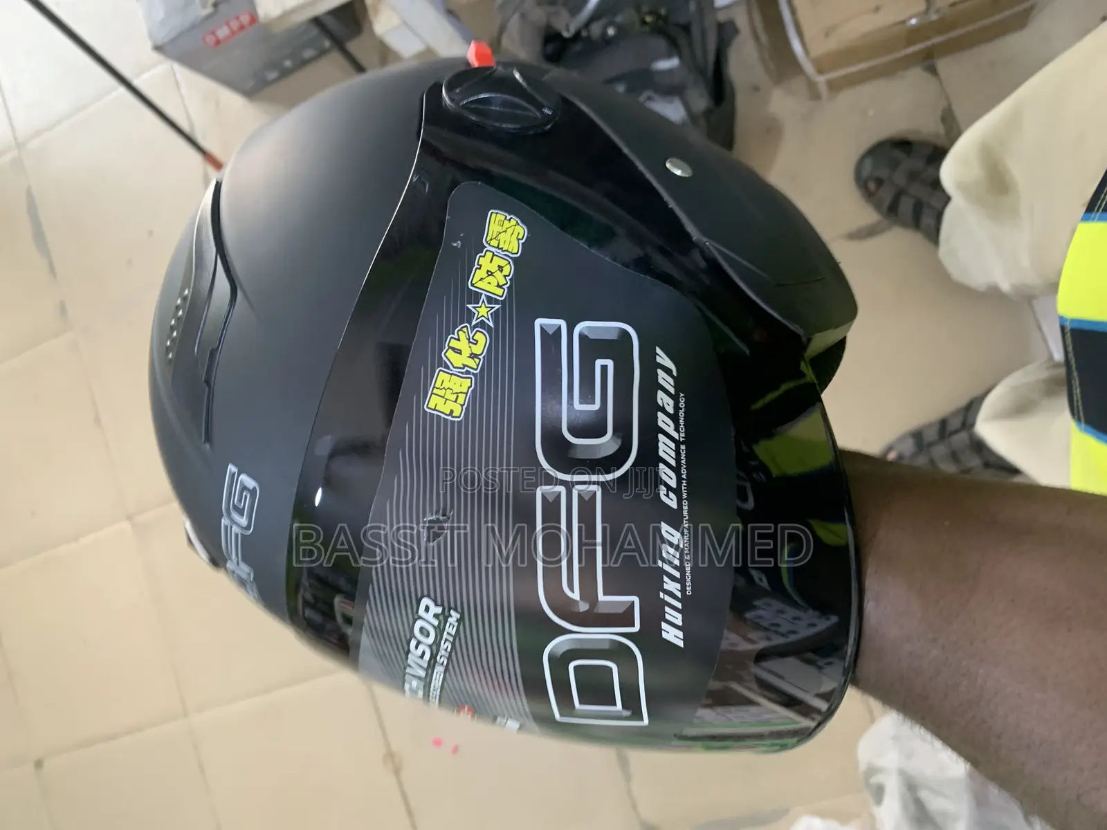 Helmet With Visor Bluetooth Headset