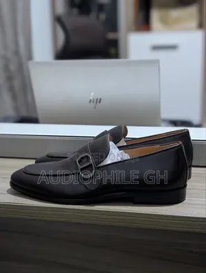 Quality Men's Leather Slip on Shoes Coffee Brown