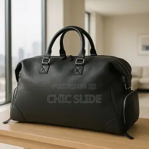 New Leather Travel Duffel Bag