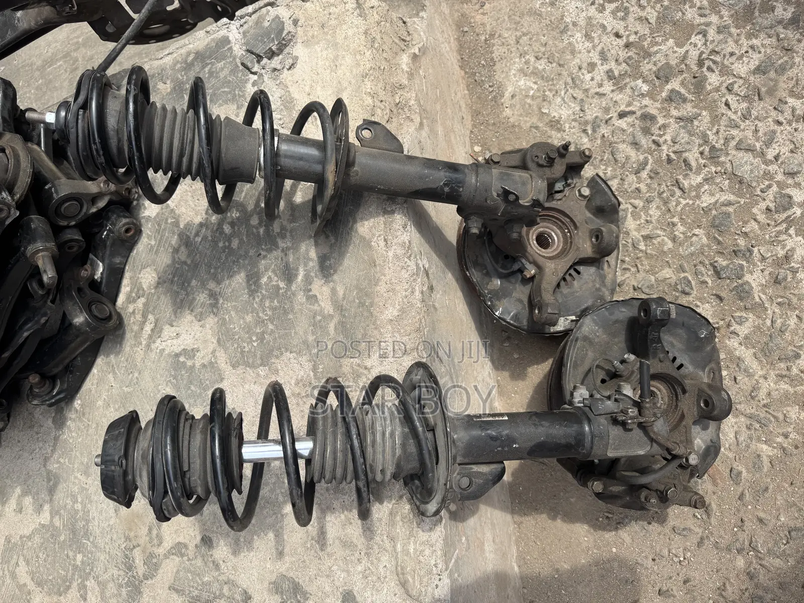 Toyota Vitz:2007 to 2015 Front Shocks and Hob Complete
