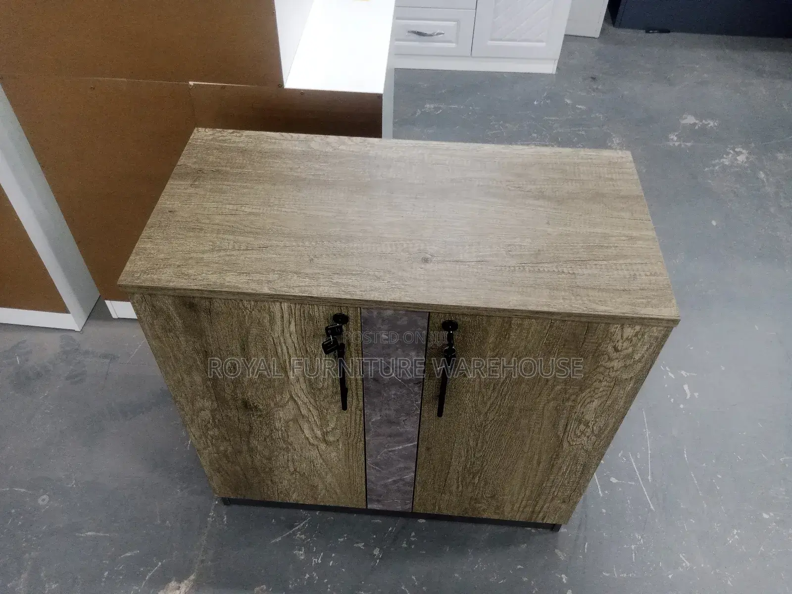 Heavy Foreign Wood Small Cabinet