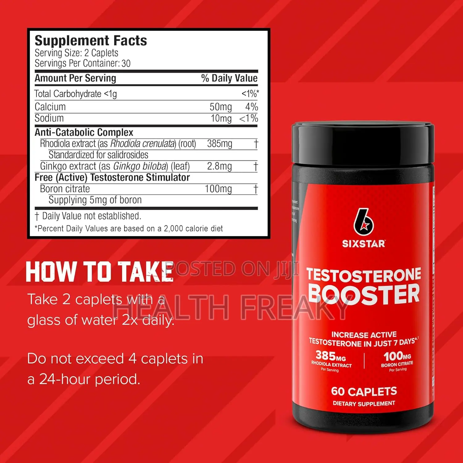 Testosterone Booster Six Star Testosterone Muscle Growth Strength