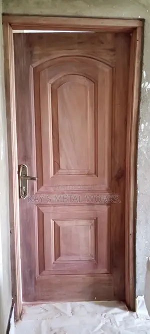 Mahogany Stain Wood Door Spraying Finishing