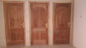 Walnut Stain Wood Door Spraying Finishing