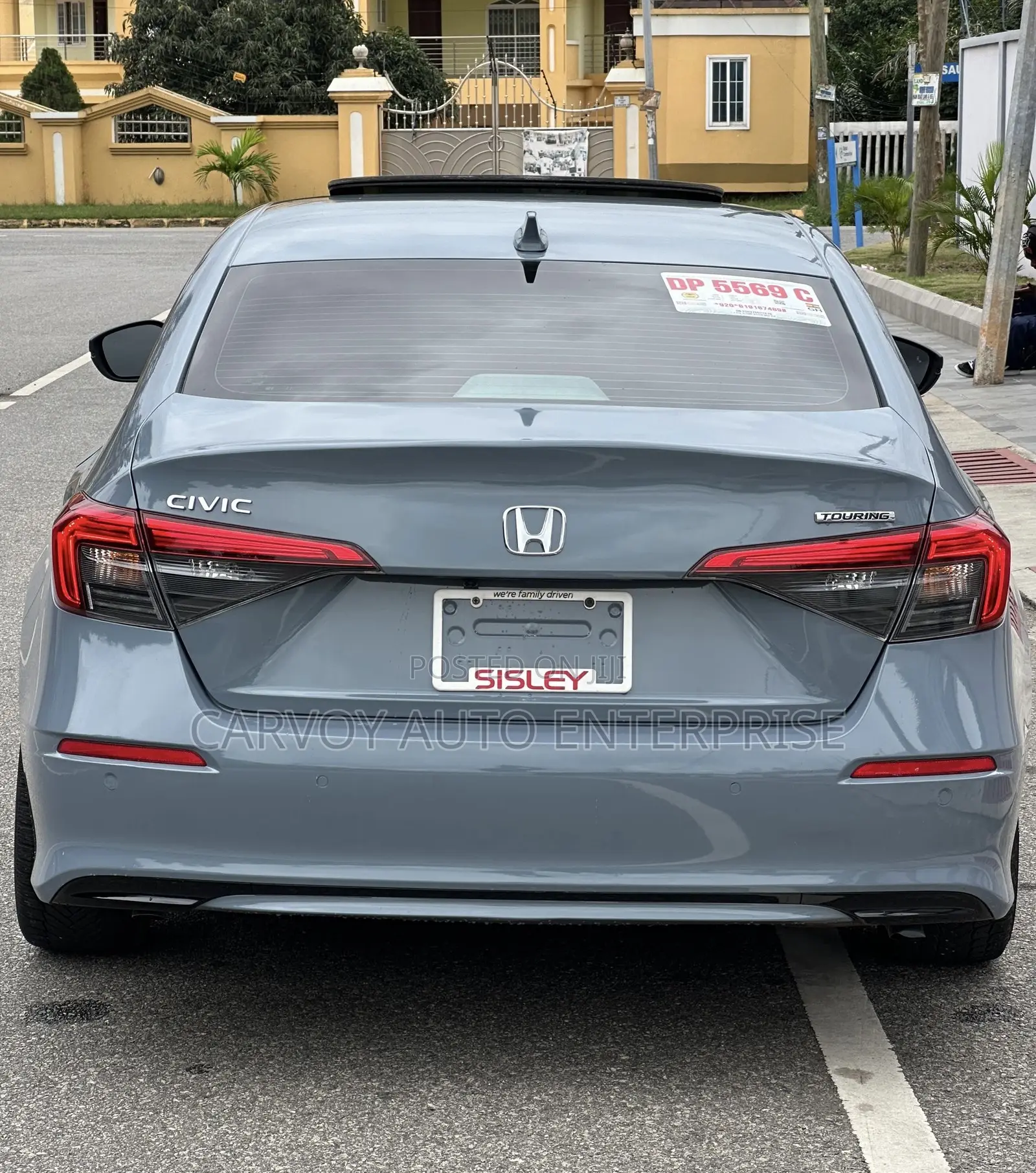 Honda Civic Touring 2022 Gray