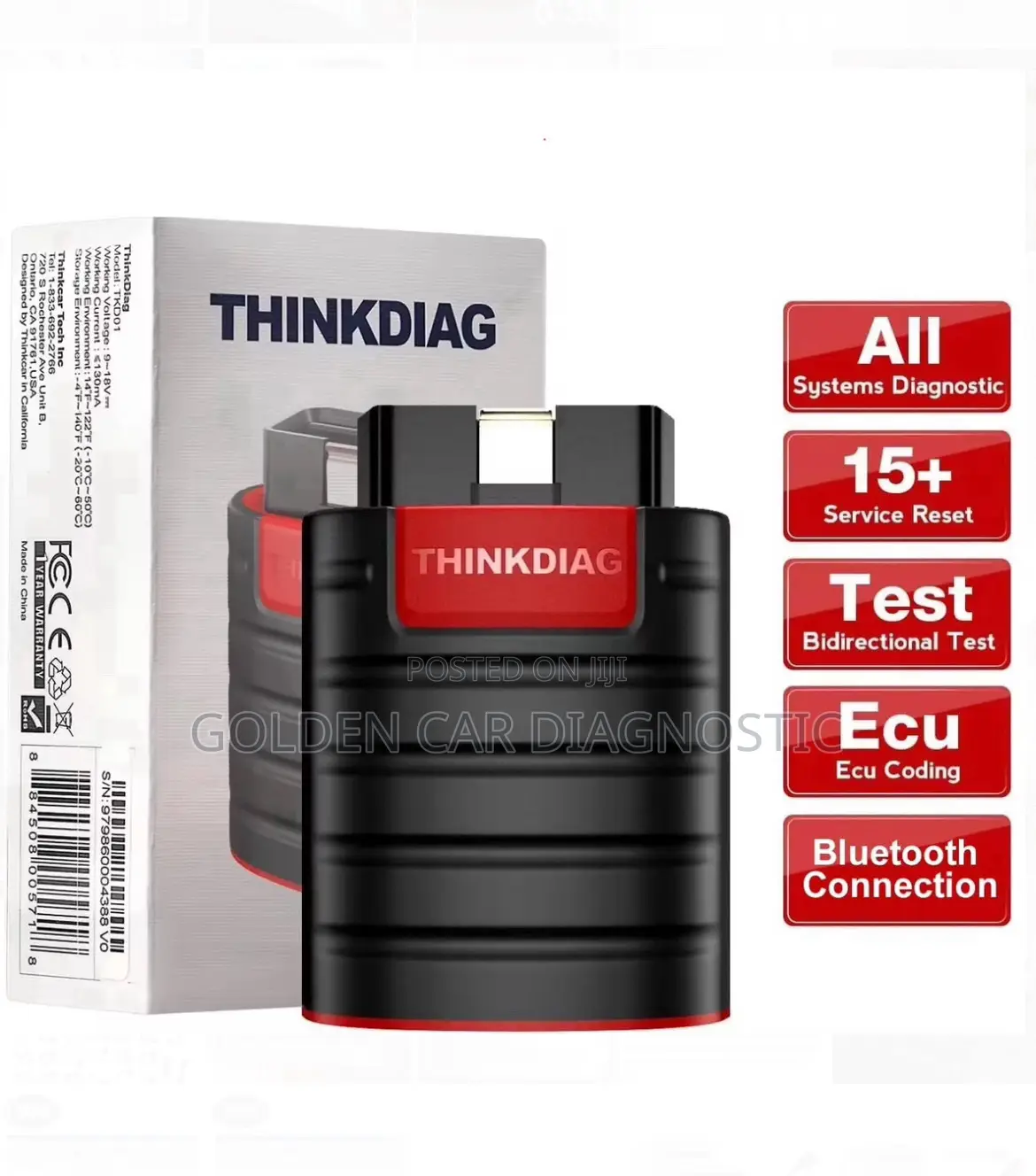 Thinkcar Thinkdiag Bluetooth Obd2 Car Diagnostic Scanner