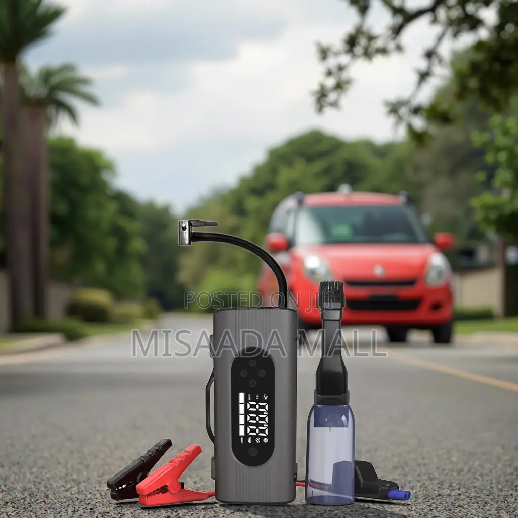 8 In 1 Multifunctional Jump Starter With Pump