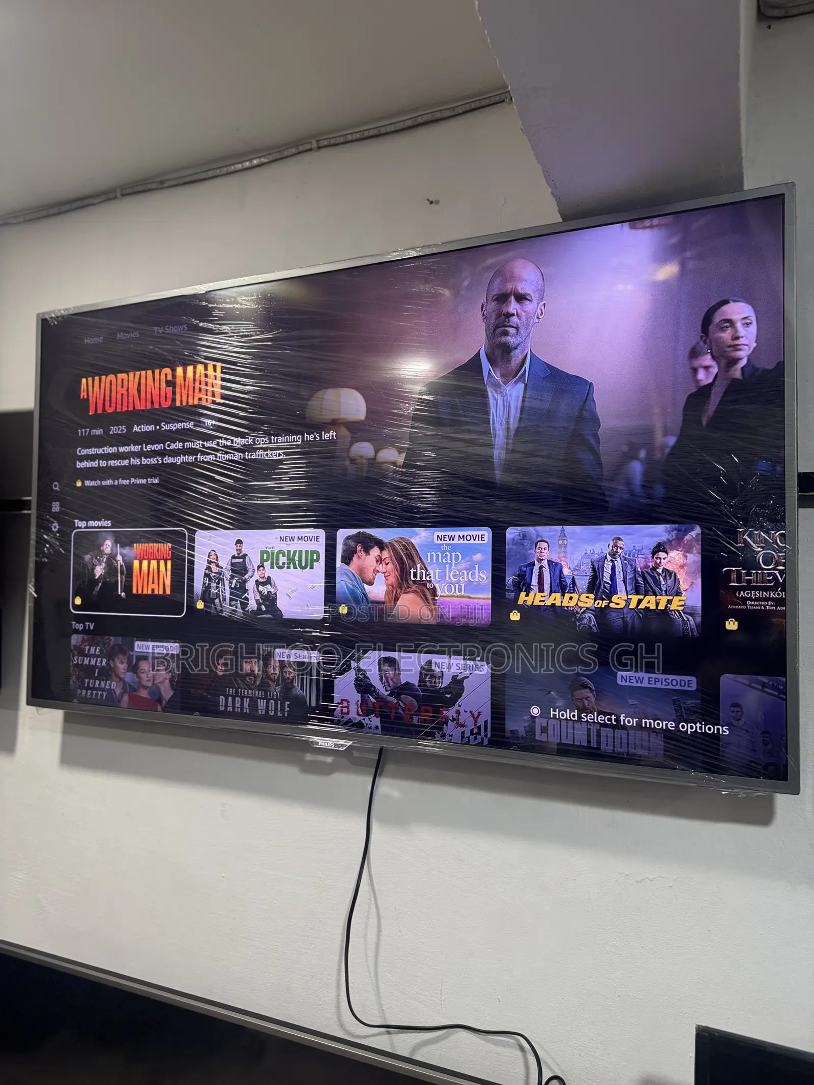 55inches Full Digital Satellite Ultra Hd Led Smart Phillps Tv