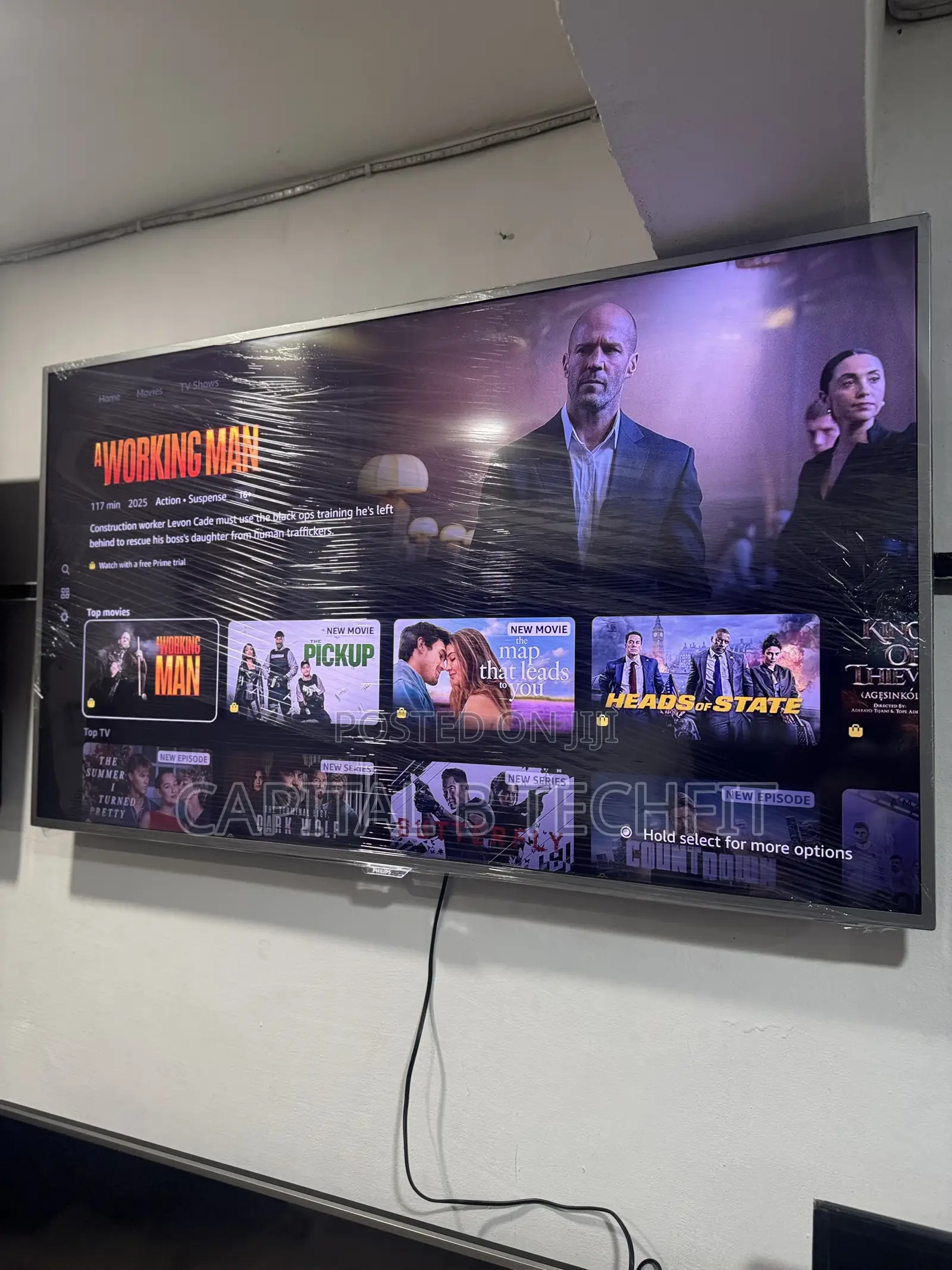 55inches Full Digital Satellite Ultra Hd Led Smart Phillps Tv