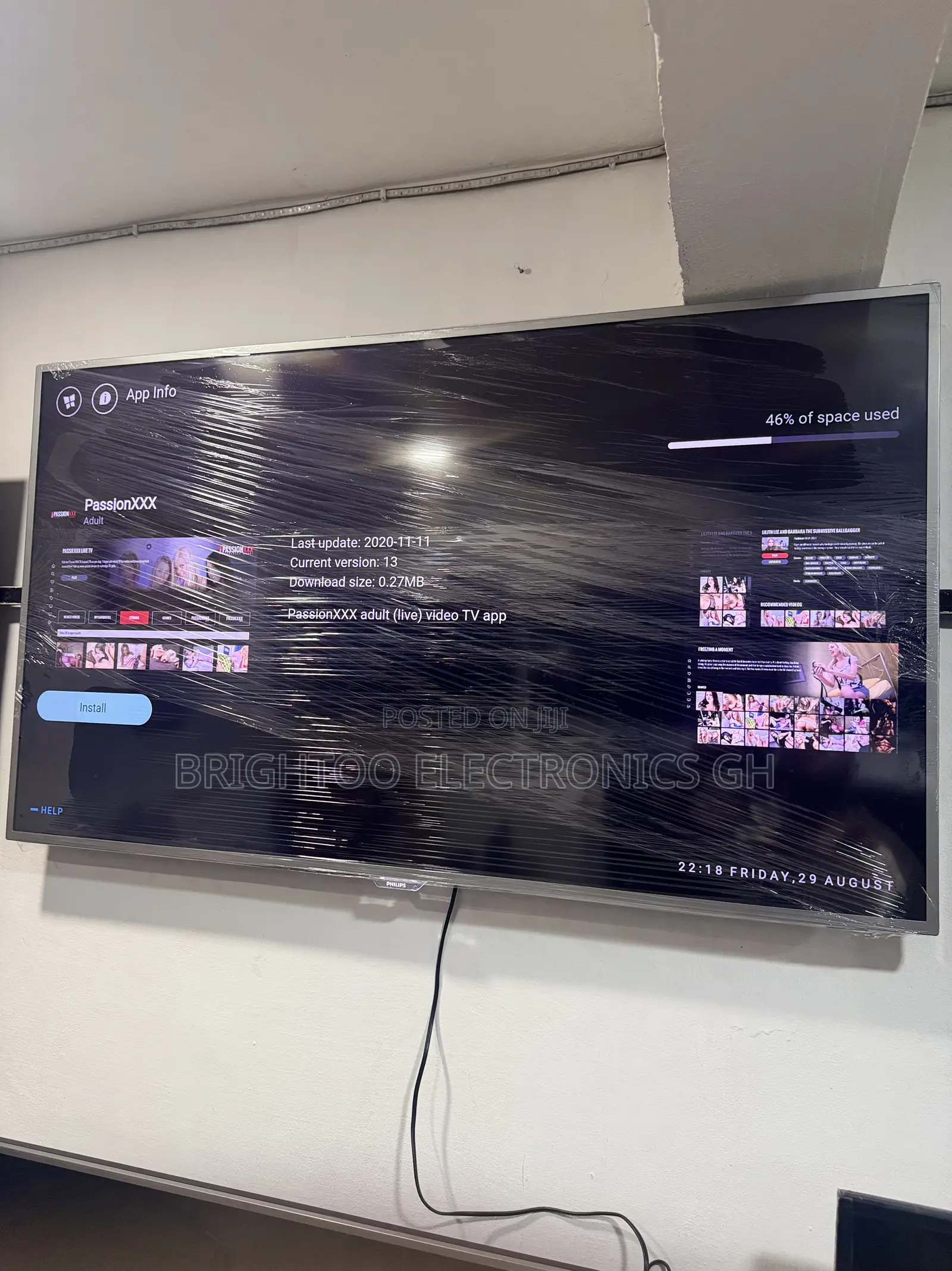 55inches Full Digital Satellite Ultra Hd Led Smart Phillps Tv