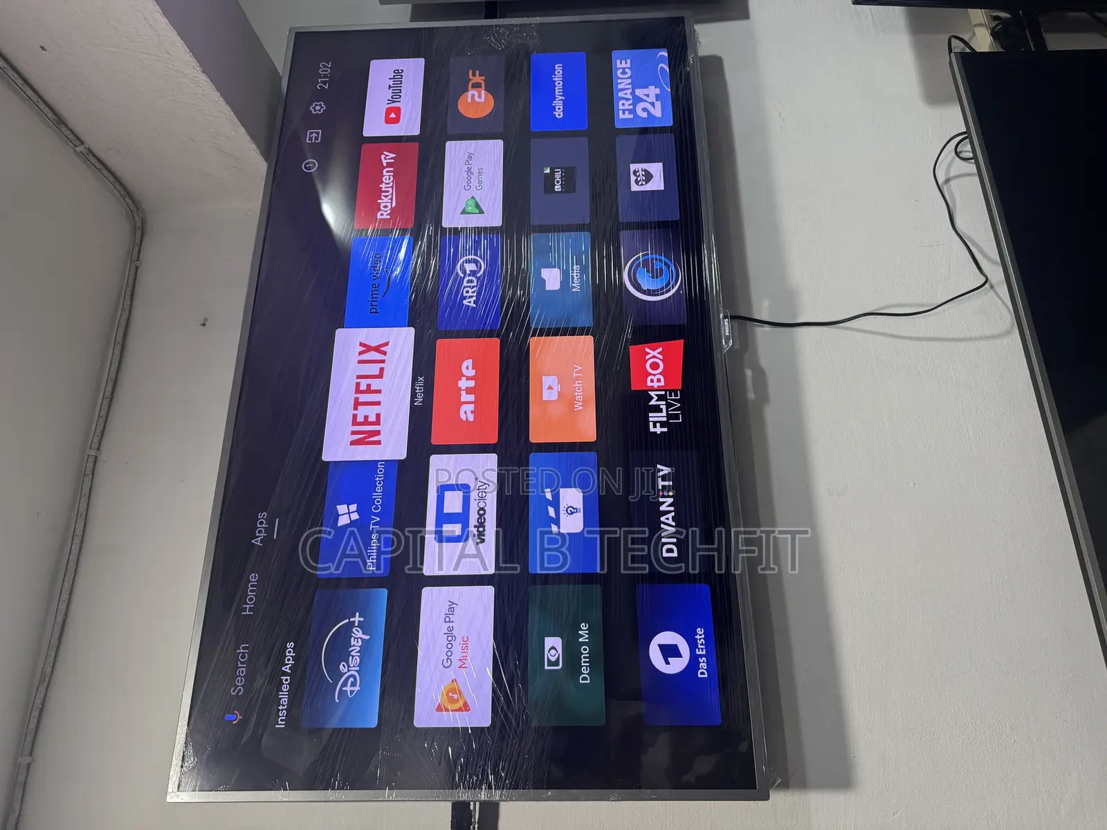 55inches Full Digital Satellite Ultra Hd Led Smart Phillps Tv