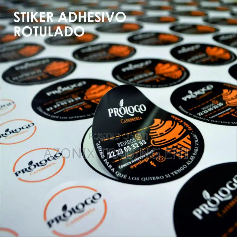 Round Product Stickers Printing