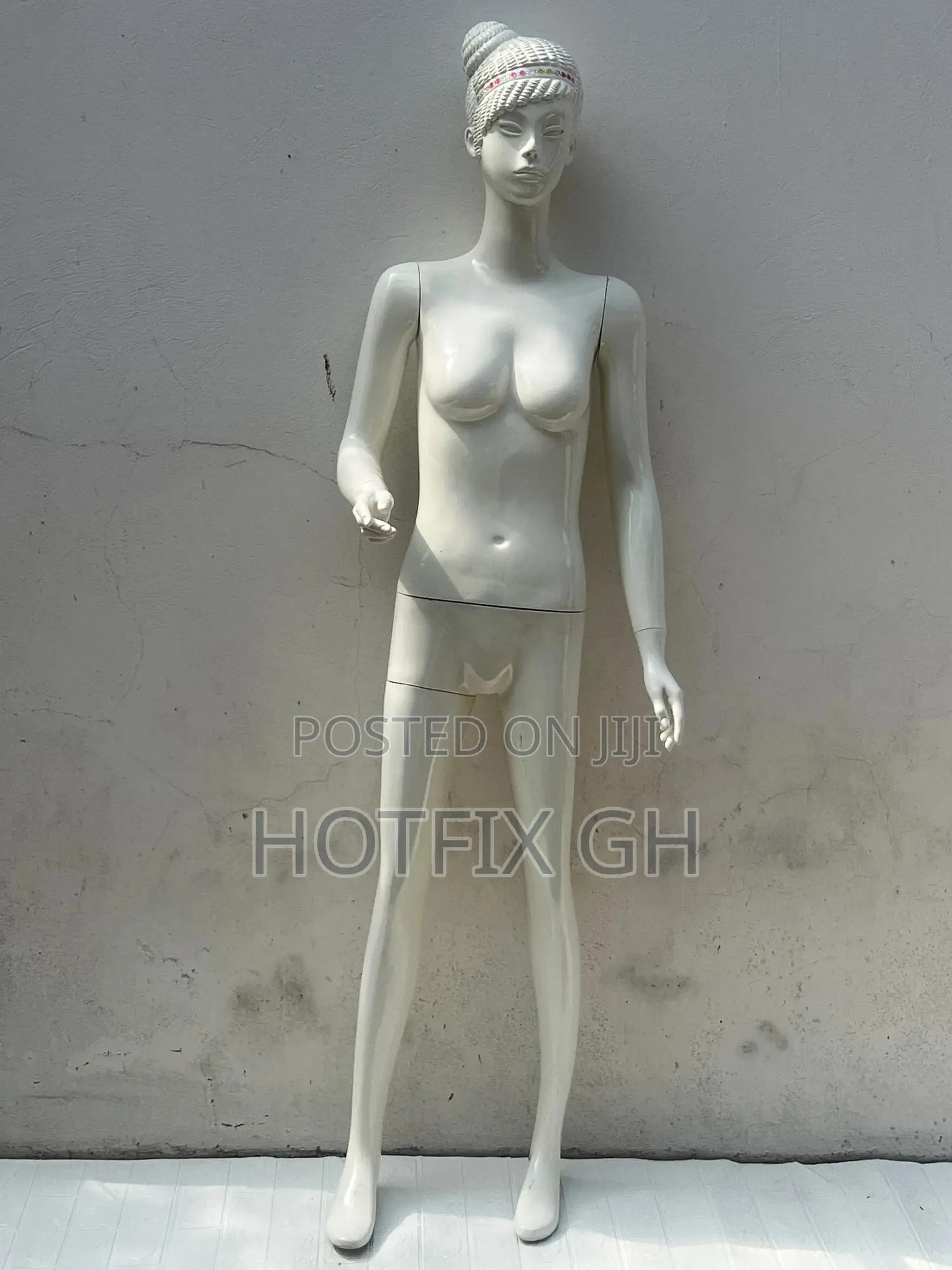 Full Body Famale Fiberglass Pose Mannequin