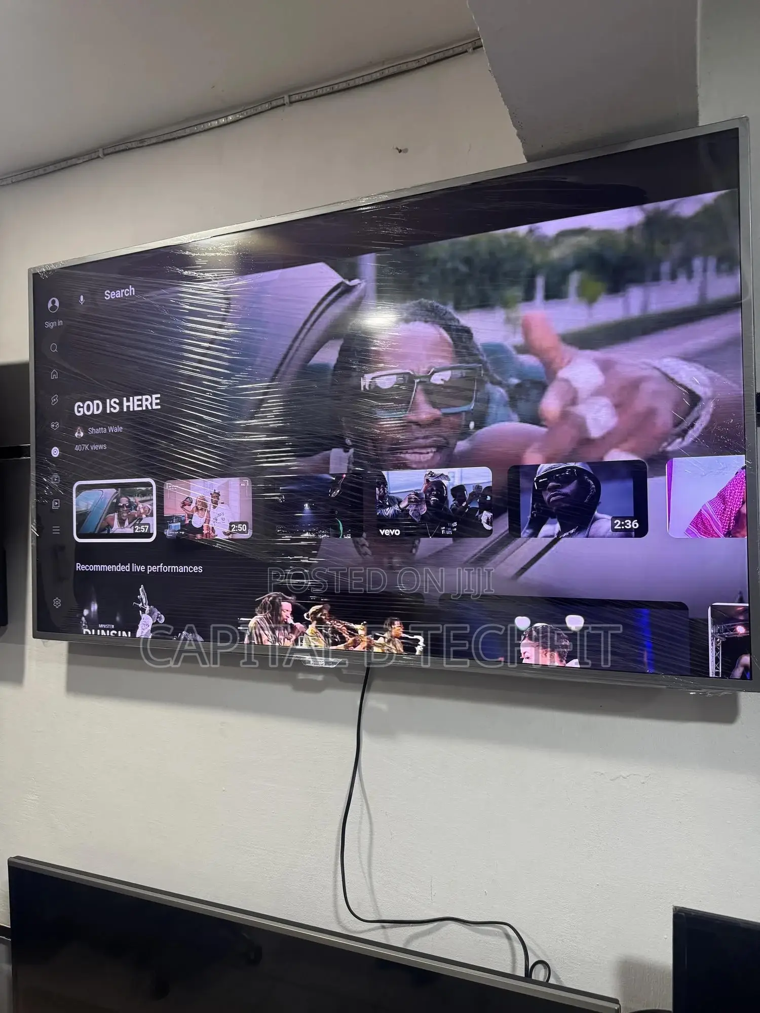 55inches Full Digital Satellite Ultra Hd Led Smart Phillps Tv
