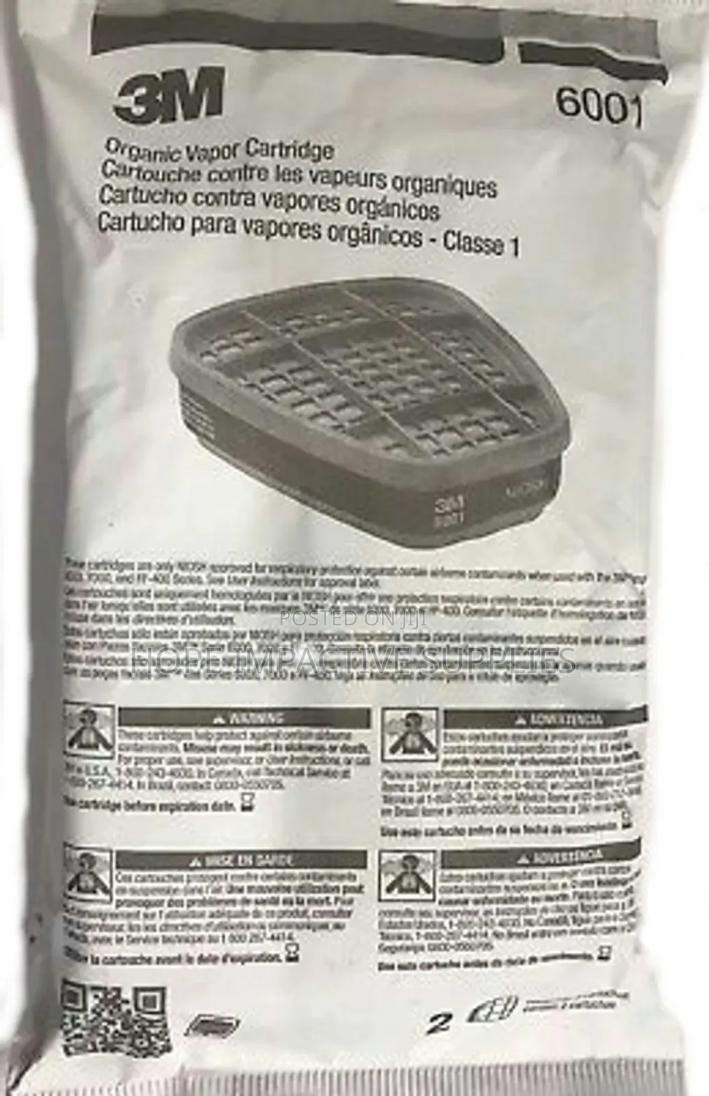 3m 6001 Organic Cartridge.