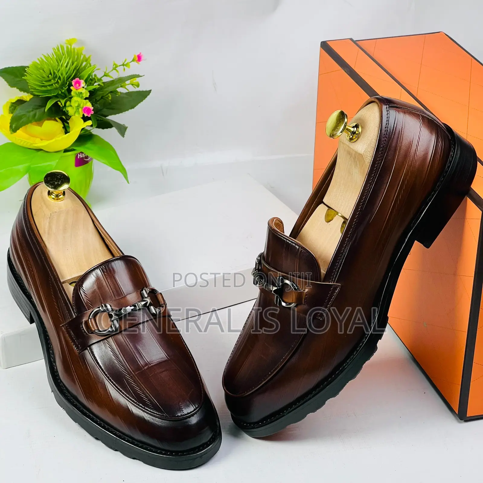 Robby Rosata Coffee Leather Men Shoe