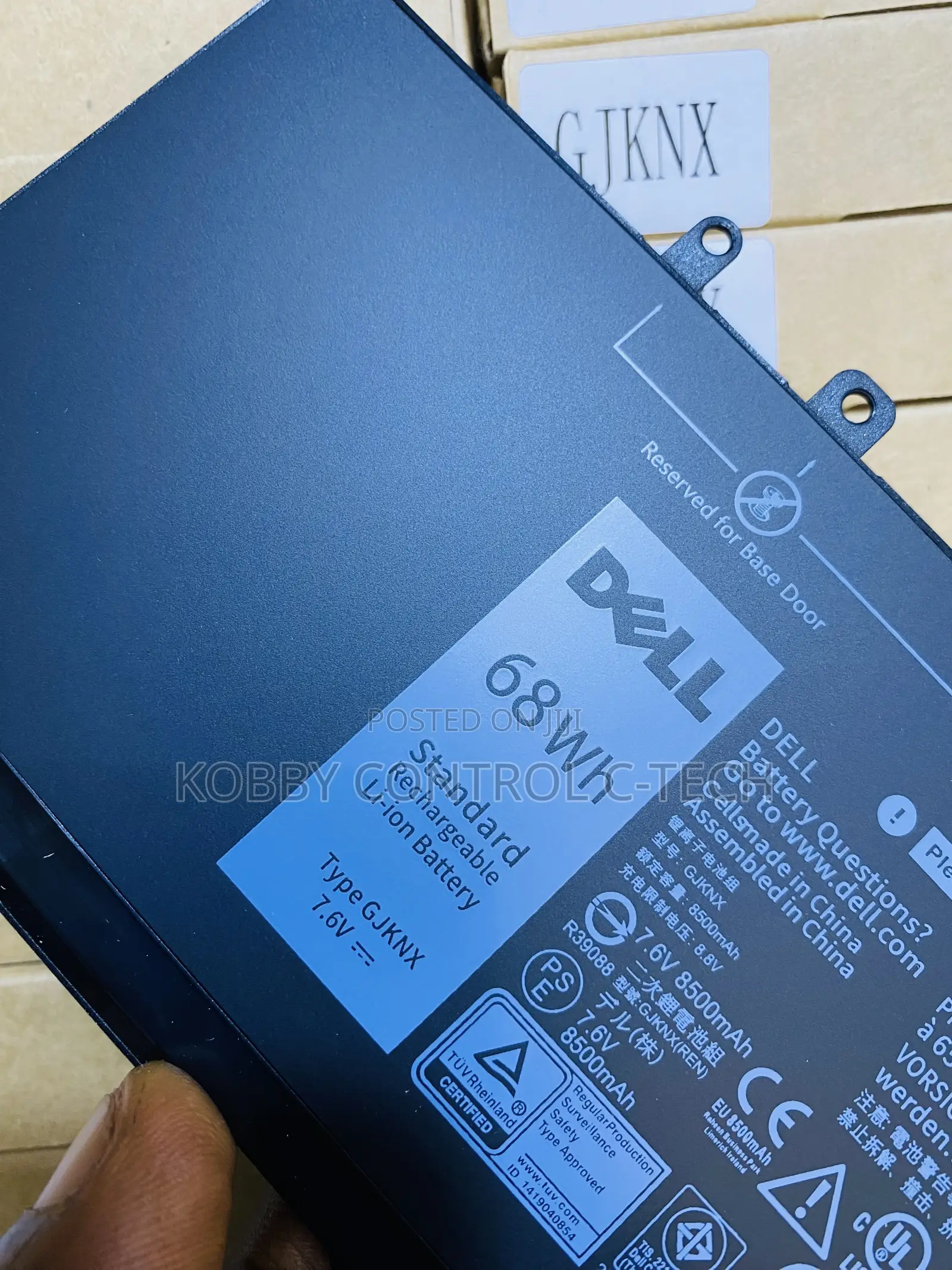 GJKNX Dell Original Inbuilt Laptop Battery Grade A