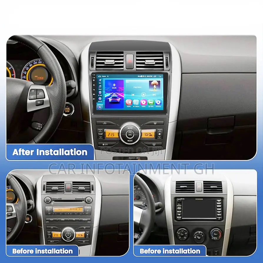 Brand New Android Car Tape For Toyota Corolla 2009 To 2013