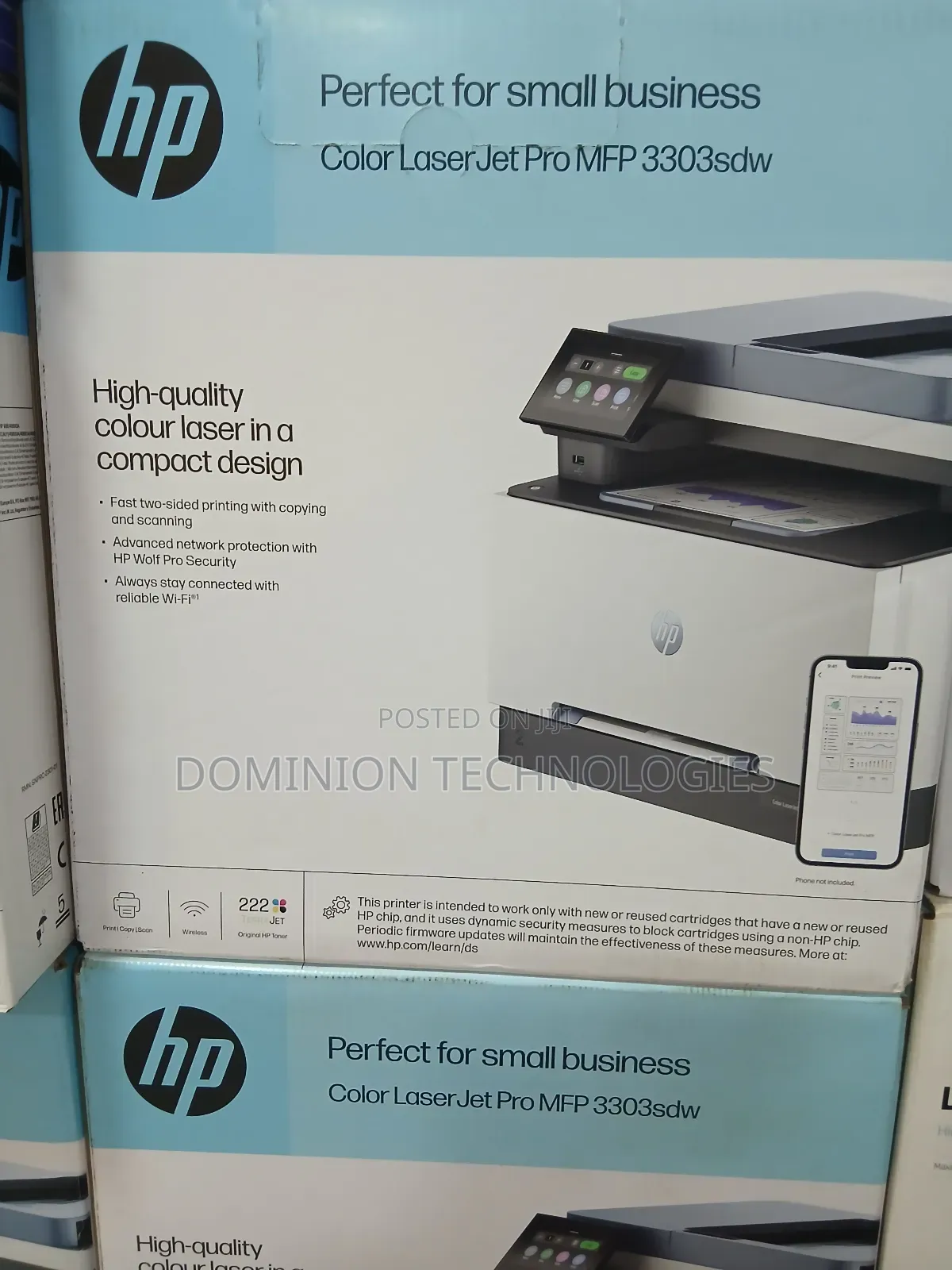 Hp Color Lasrjet Pro Mfp 3303sdw Printer / Print/Scan/Copy