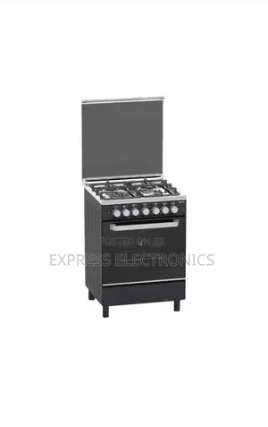 Eldo-Gc6060bfu-Black Eldo Gas Cooker 4 Burrner 60x60 Cm Black Oven