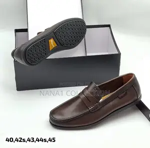 Men’S Clarks Leather Loafers Shoes