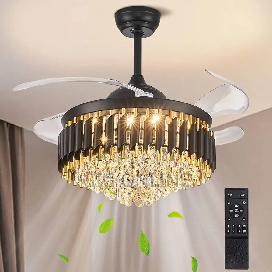Ceiling Fan With Light and Remote Contro