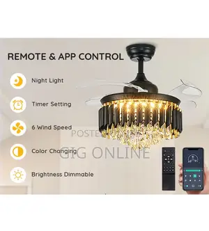 New Chandelia Fan With Light
