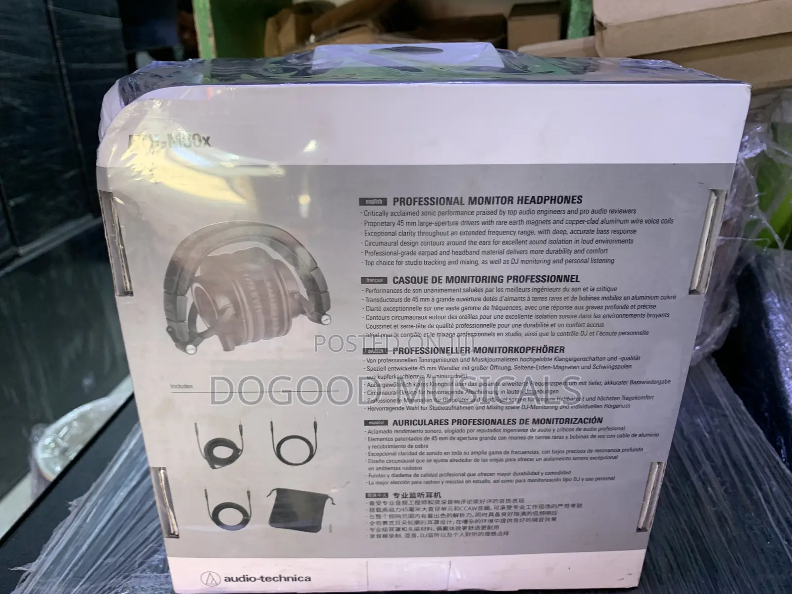 Audio-technica Ath-m50x Professional Monitor Headphones