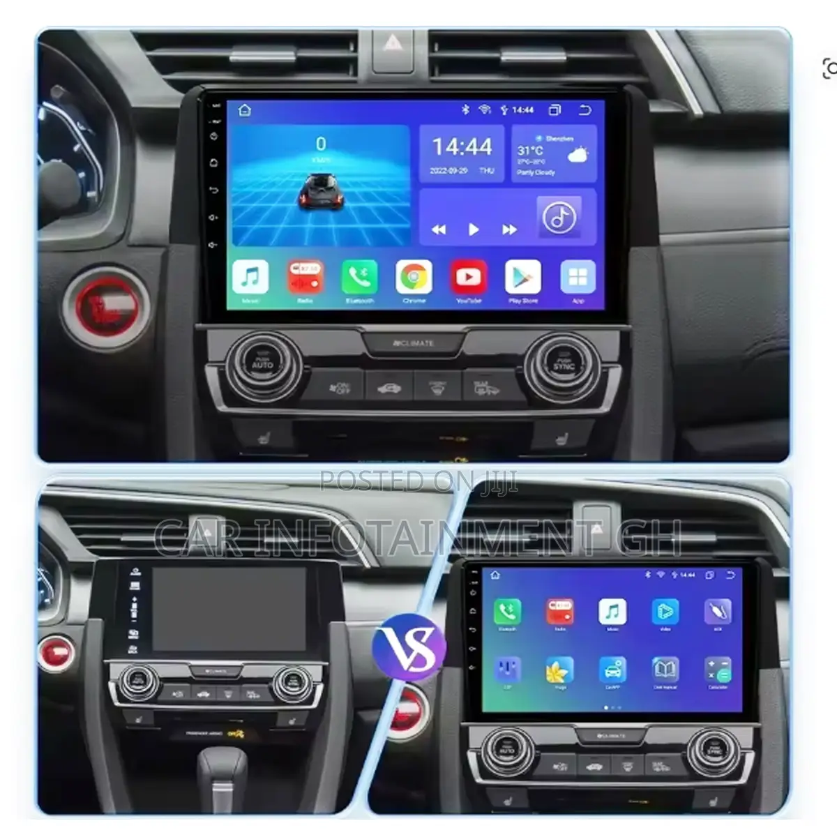 Brand New Android Car Tape For Honda Civic 2016-2022