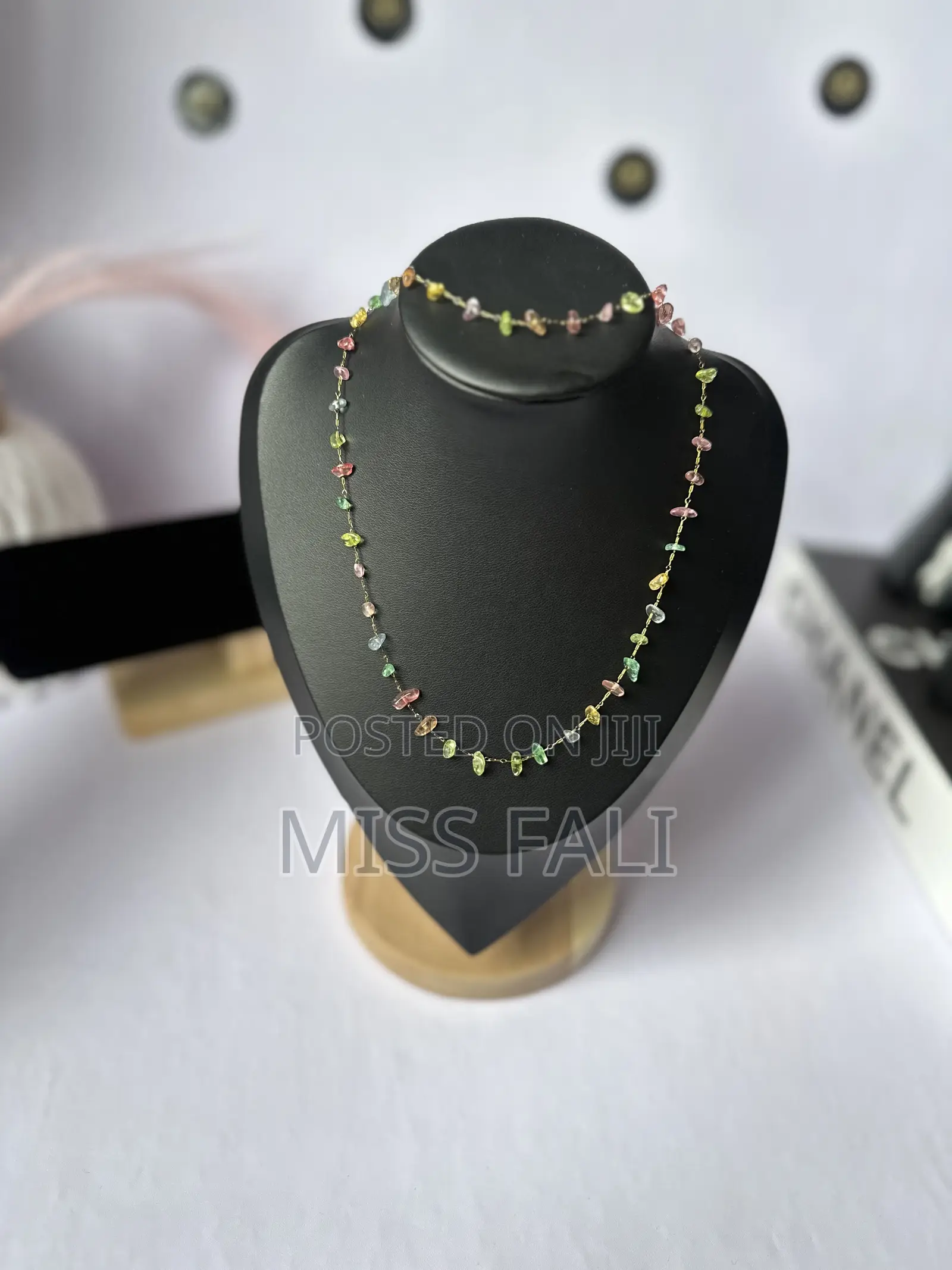 Multi Charm Necklace and Bracelet Set. Waterproof and Non-Tarnish