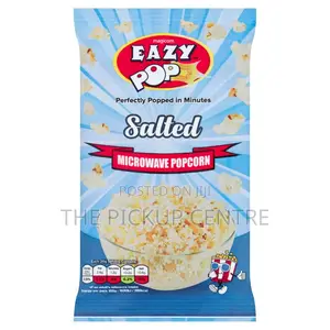 Eazypop Microwave Popcorn 85g (Salted Flavour, Pack of 16)