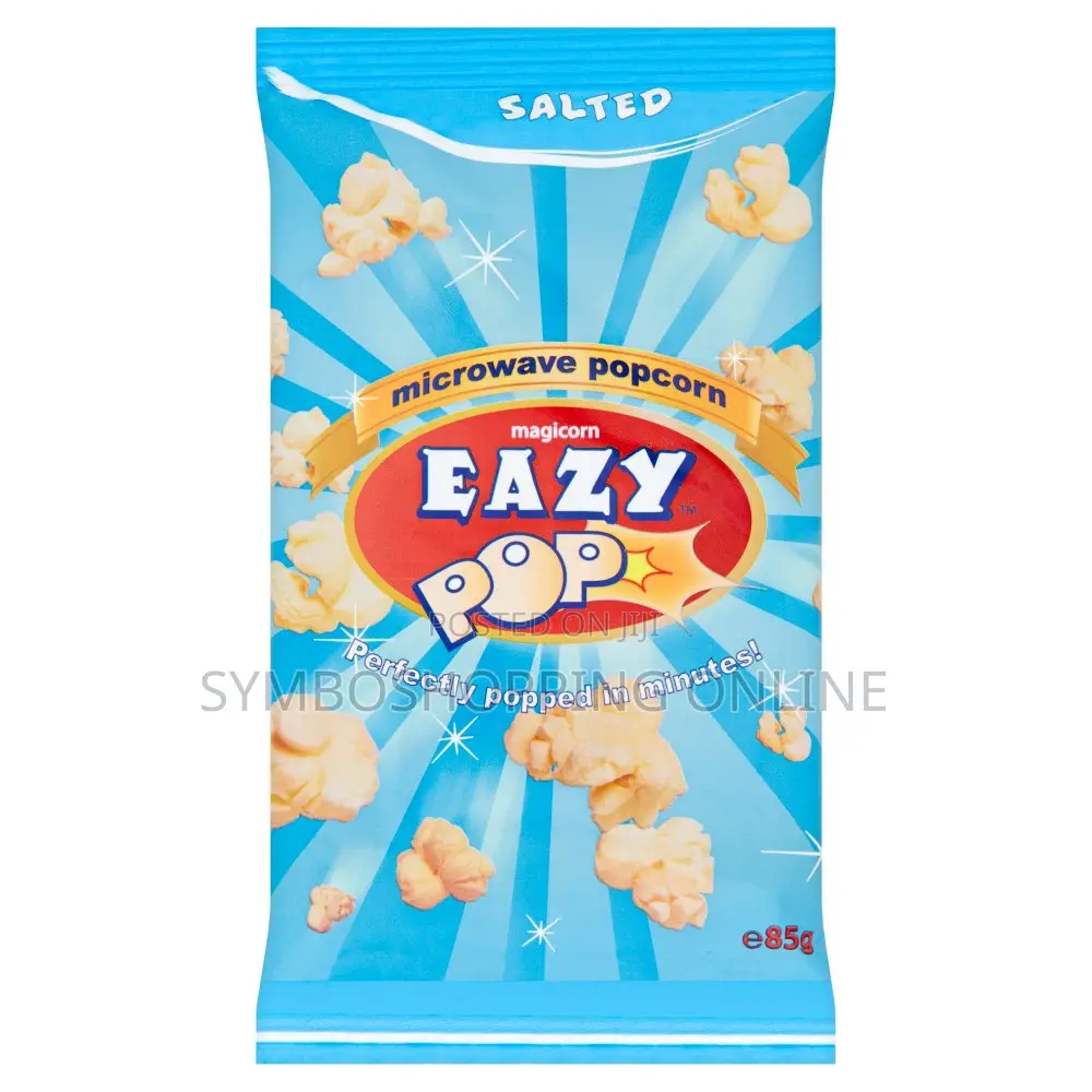 Eazypop Microwave Popcorn 85g (Salted Flavour, Pack of 16)