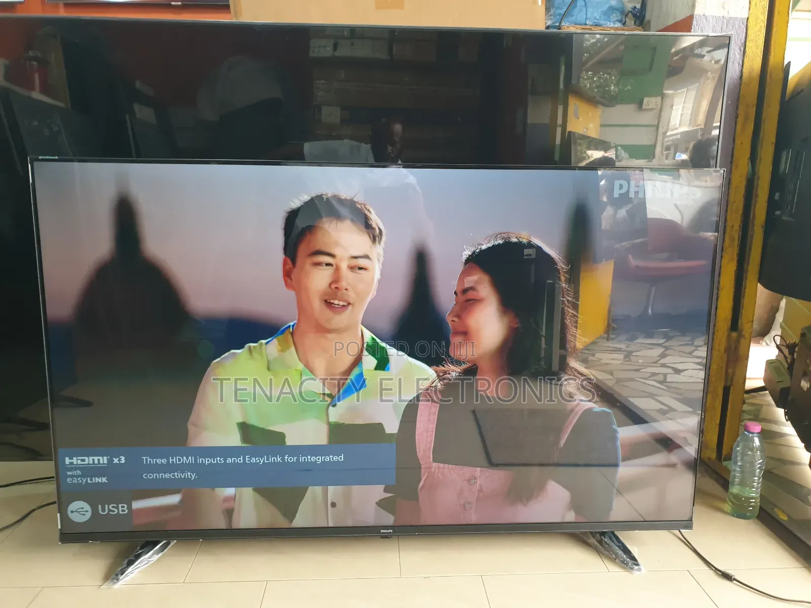 2024/Philips 55"Uhd HDR Edgeless Smart Satellite Tv
