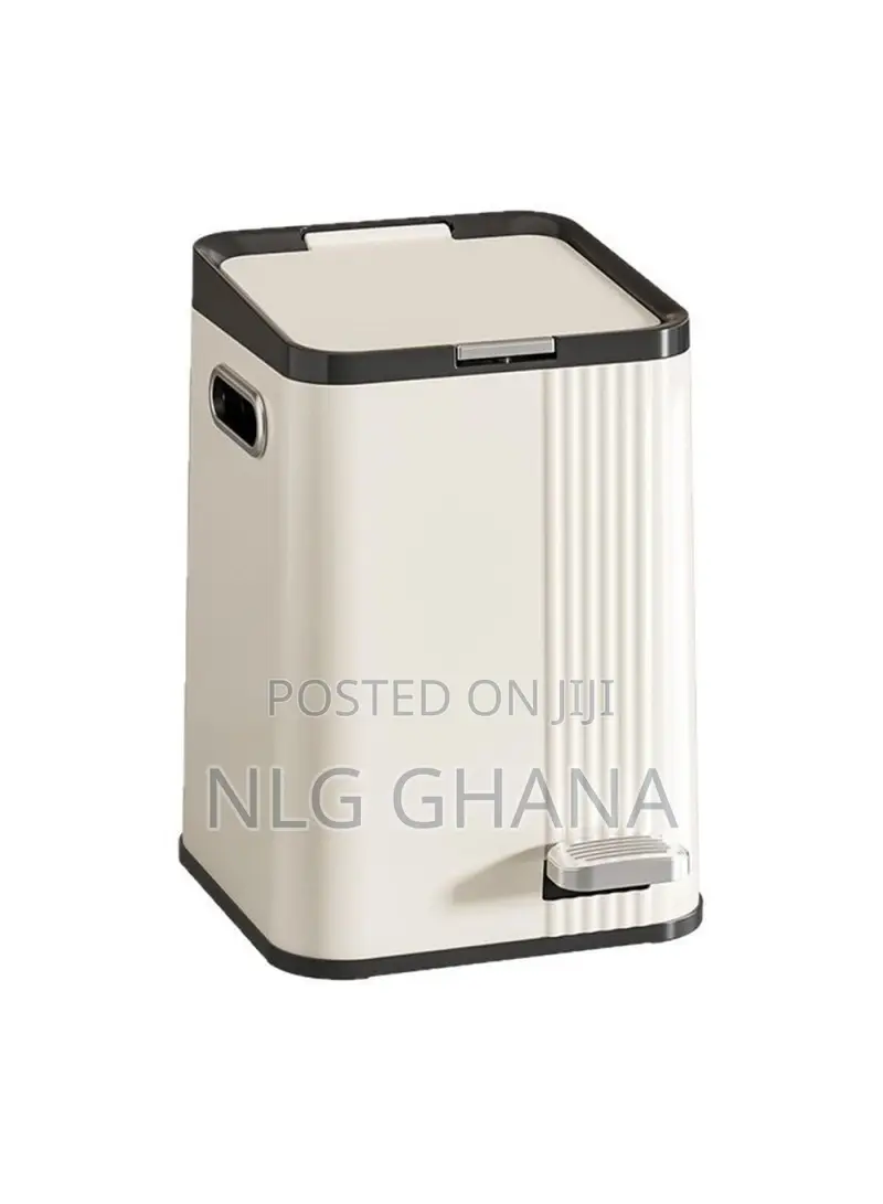 Dual Opening Trash Can Hand Press / Foot Pedal Abs+Pp. Tvx28804
