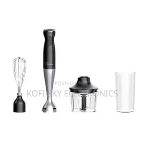 Midea Blender Hand 0.6 Ltr Black 550w