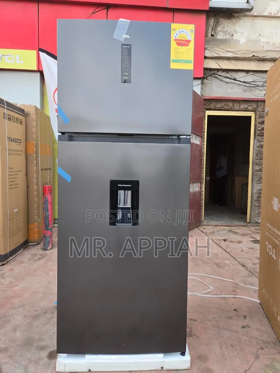 Affordable TCL P826tmn 635ltrs Top Mount Freezer Fridge.