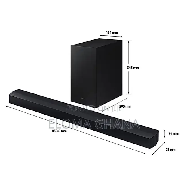 Samsung 300 Watts - 2.1 Channel Soundbar Hw-c450/Xa