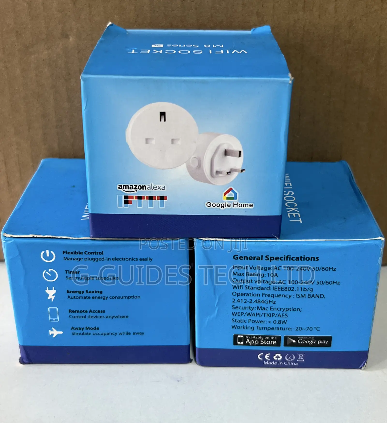 Wifi Smart Socket M8 Compatible With Amazon Alexa And Google Home