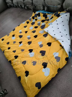 Luxurious 100% Cotton 7pcs Reversible Duvet Set Available in Stock