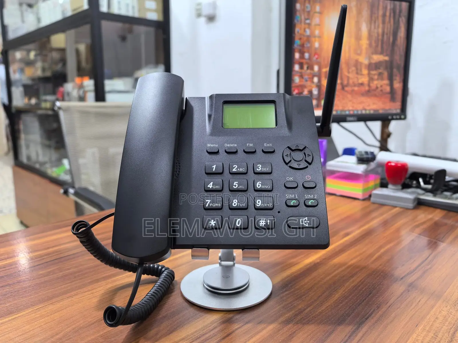 Dual Sim Card Landline Telephone With Inbuilt Radio