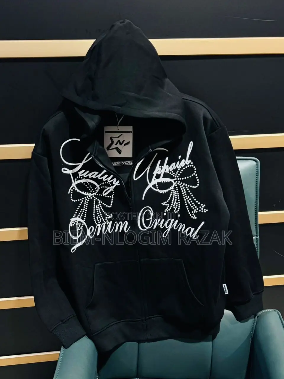 Original Zip Hoodies Available in Black N Dark Blue Color