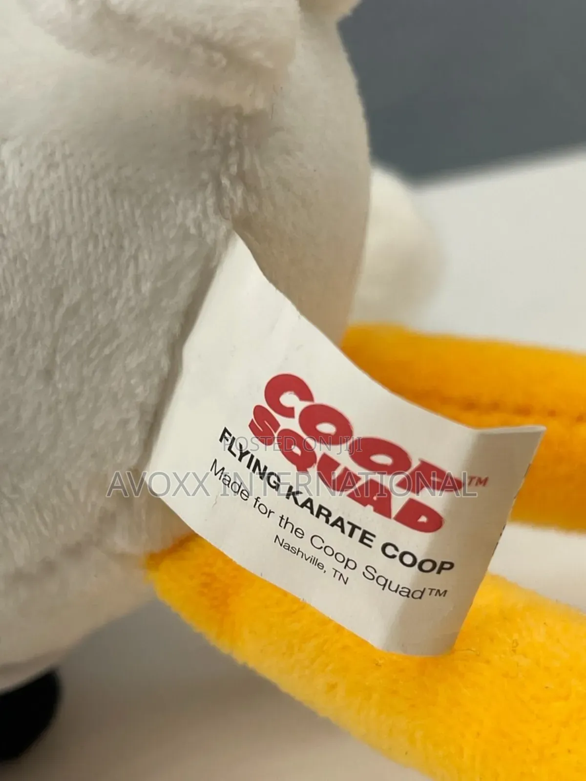 Flying Karate Coop Chicken Slingshot Rubber Stretch Arms Plush Toy