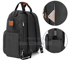 Breast Pump Bag With Compartments for Cooler Bag and Laptop