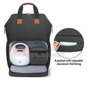 Breast Pump Bag With Compartments for Cooler Bag and Laptop