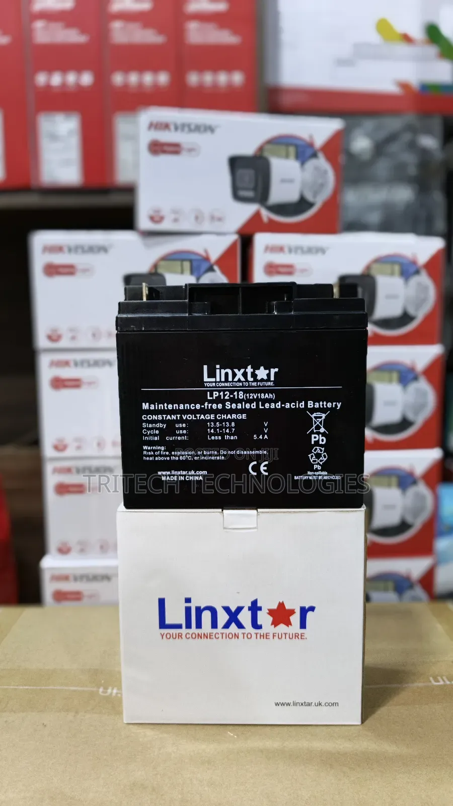 Linxtar 12v18ah Led Acid Ups Battery Usa