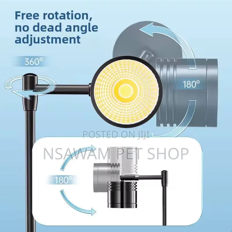 Aluminum Alloy Bracket Spotlight 9w Color Version for Aquarium