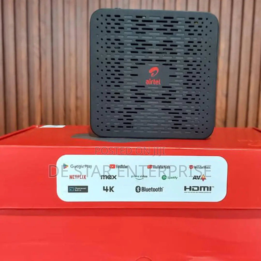 Airtel Android Tv Box + Inbuilt Router