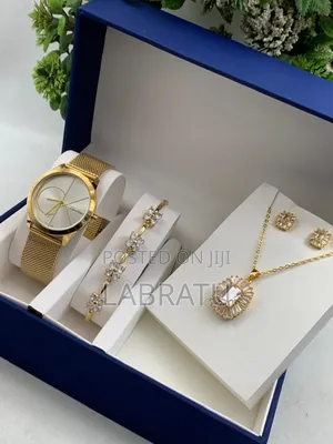 4set Jewellery Gold Colour
