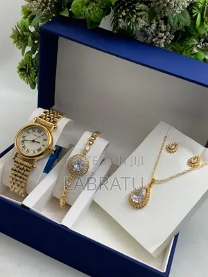 4set Jewellery Gold Colour